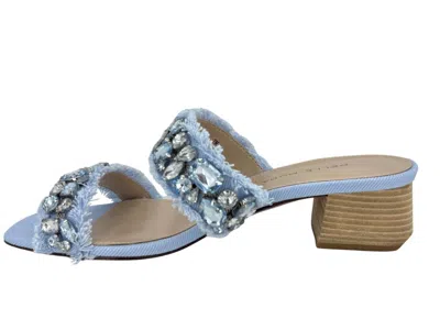 Pelle Moda Women's Iona 2 Slide In Light Blue