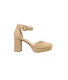 Pelle Moda Lenor Block Heel Platform Pump In Multi