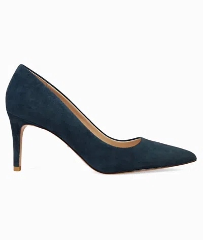 Pelle Moda Women's Lizel Mid Heel In Midnight Kid Suede In Multi