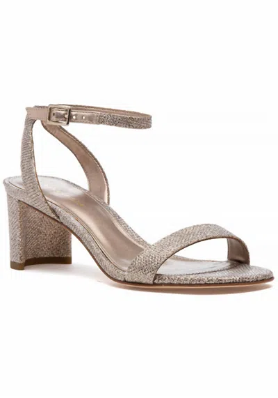 Pelle Moda Women's Moira 2 Sandals In Platinum Gold Metallic In Neutral