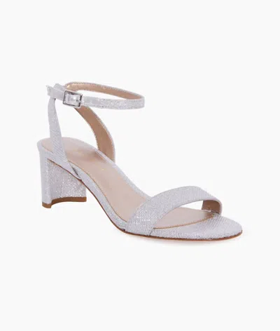 Pelle Moda Women's Moira 2 Sandals In Silver Metallic In White