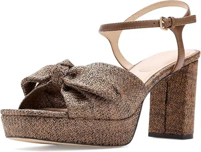 Pelle Moda Women's Penni Platform Sandals In Chocolate In Brown