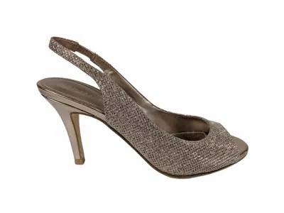 Pelle Moda Women's Rocia Heels In Platinum Gold In Gray