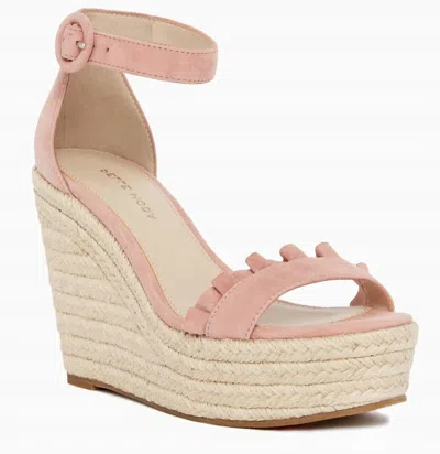 Pelle Moda Women's Rosana Wedges In Peony In Pink