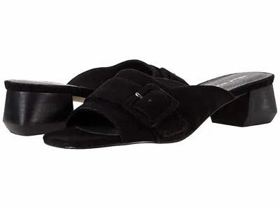 Pelle Moda Women's Tala Suede Block Heel Sandals In Black