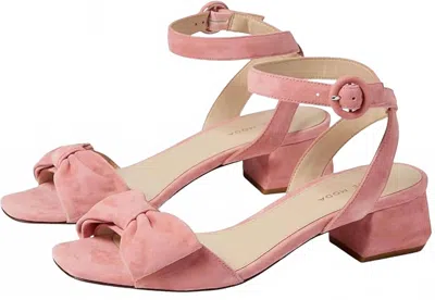 Pelle Moda Women's Tandi Flamingo Suede Sandals In Pink