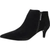 Pelle Moda Womens Double Zipper Ankle Boots In Black