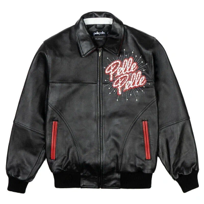 Pre-owned Pelle Pelle Soda Club World Famous Real Leather Jacket Winter Sale Arrival In Black