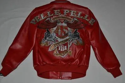 Pre-owned Pelle Pelle Men's Leather Jacket Red 45th Anniversary All Sizes Limited