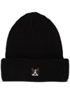 Pelo Foundation Border Collie Patch Beanie In Black