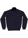 Pelo Foundation Yorkshire Roll Neck Jumper In Blue