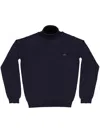 Pelo Foundation Yorkshire Roll Neck Jumper In Blue