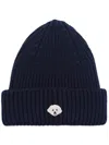 Pelo Foundation Dog-appliqué Beanie In Blue
