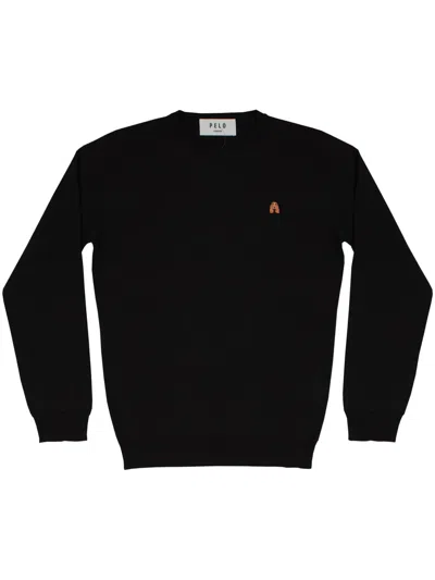 Pelo Foundation Dog-appliqué Jumper In Black
