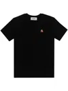 Pelo Foundation Dog-appliqué T-shirt In Black