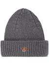 Pelo Foundation Jack Russel Patch Beanie In Grey
