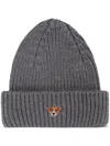 Pelo Foundation Jack Russel Patch Beanie In Grey
