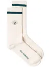 Pelo Foundation Maltese-patch Socks In White