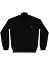 Pelo Foundation Mongrel Patch Roll Neck Jumper In Black