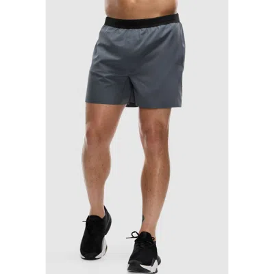 Peloton 5 In Lined Bonded Run Short In Gray