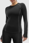 Peloton Active Brushed Jersey Long Sleeve In Animal Print