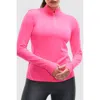 Peloton Active Brushed Jersey ¼ Zip In Multi