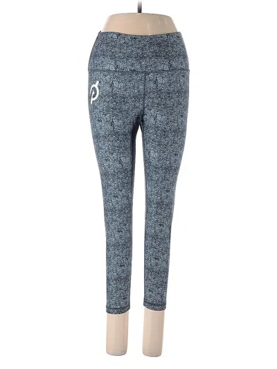 Pre-owned Peloton Active Pants In Blue