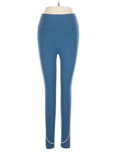 Pre-owned Peloton Active Pants In Blue