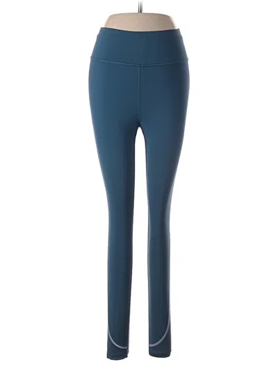 Pre-owned Peloton Active Pants In Blue