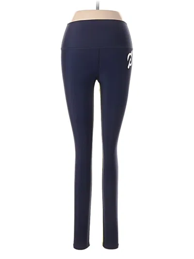 Pre-owned Peloton Active Pants In Blue