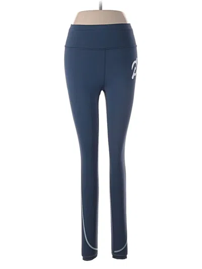Pre-owned Peloton Active Pants In Blue