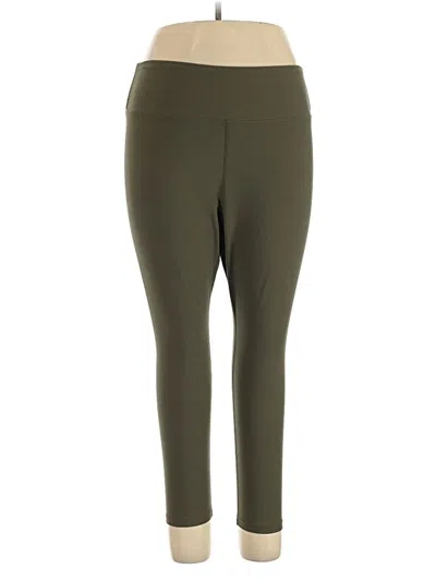 Pre-owned Peloton Active Pants In Green