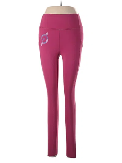 Pre-owned Peloton Active Pants In Pink