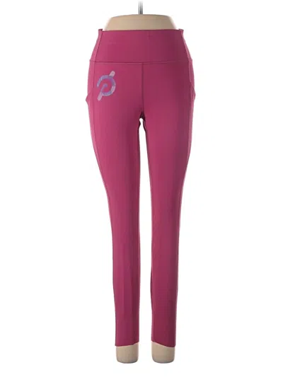 Pre-owned Peloton Active Pants In Pink