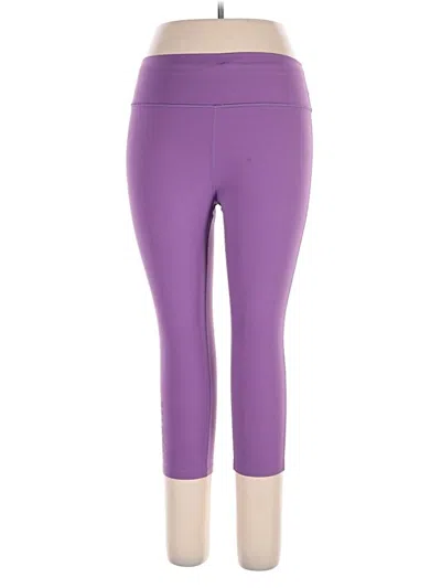 Pre-owned Peloton Active Pants In Purple