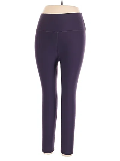 Pre-owned Peloton Active Pants In Purple