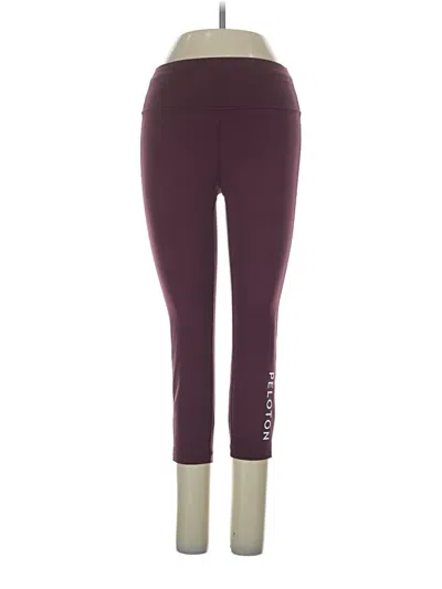 Pre-owned Peloton Active Pants In Purple