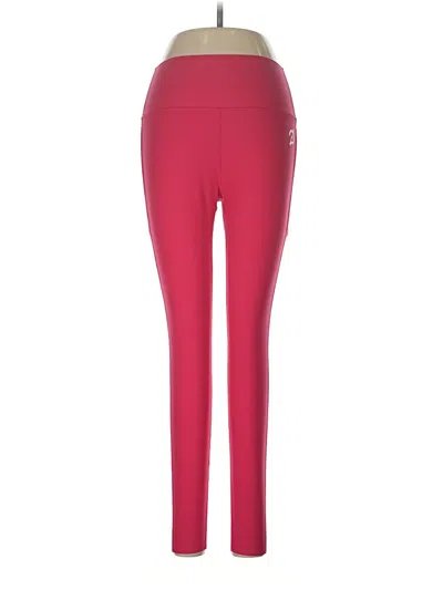 Pre-owned Peloton Active Pants In Red