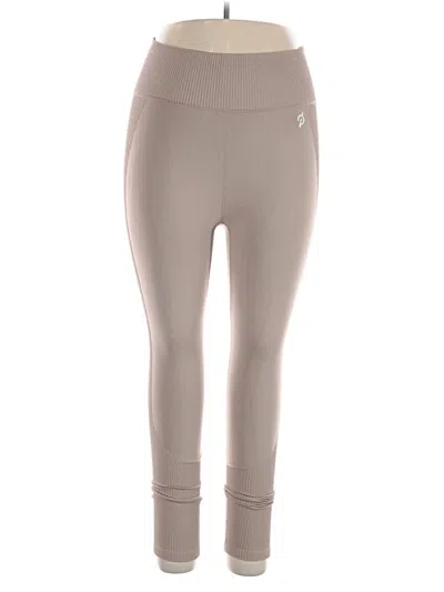 Pre-owned Peloton Active Pants In Tan