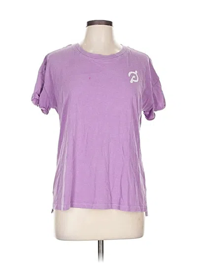 Pre-owned Peloton Active T-shirt In Purple