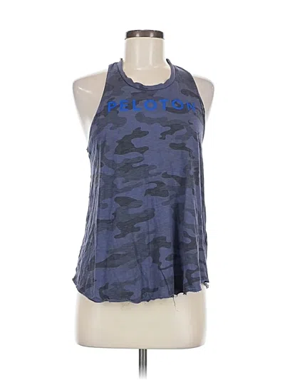 Pre-owned Peloton Active Tank Top In Blue