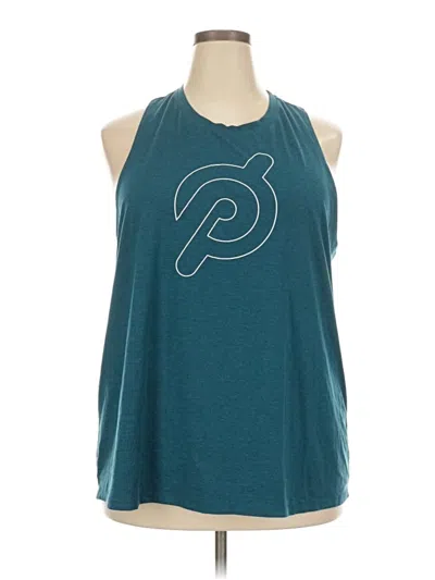 Pre-owned Peloton Active Tank Top In Blue