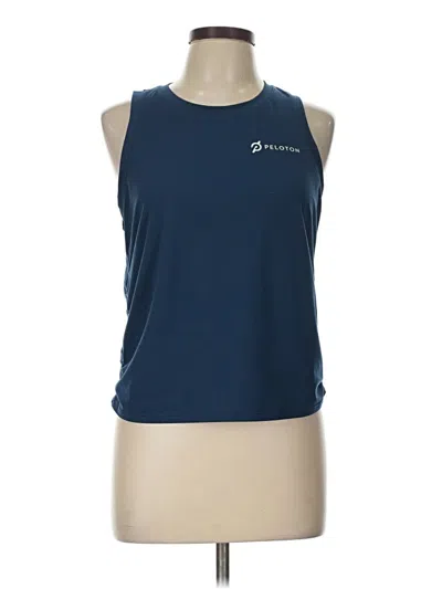 Pre-owned Peloton Active Tank Top In Blue