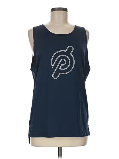 Pre-owned Peloton Active Tank Top In Blue