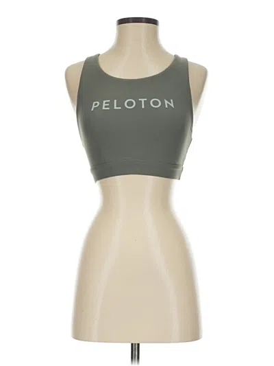 Pre-owned Peloton Active Tank Top In Green