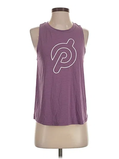 Pre-owned Peloton Active Tank Top In Purple
