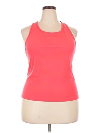 Pre-owned Peloton Active Tank Top In Red