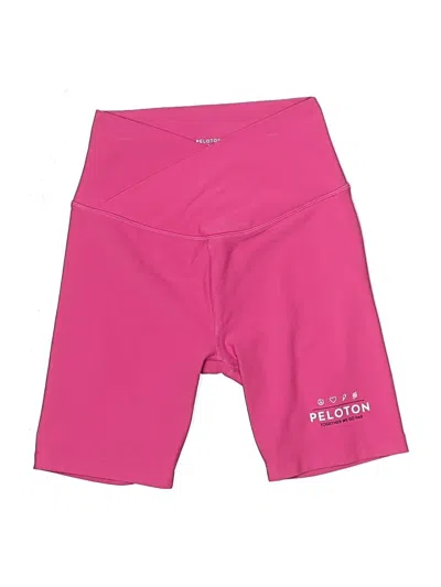 Pre-owned Peloton Athletic Shorts In Pink