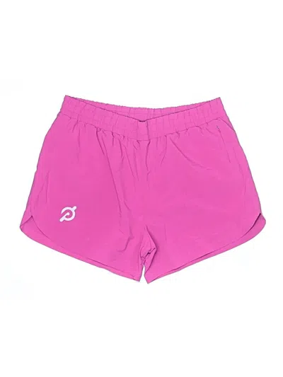Pre-owned Peloton Athletic Shorts In Pink