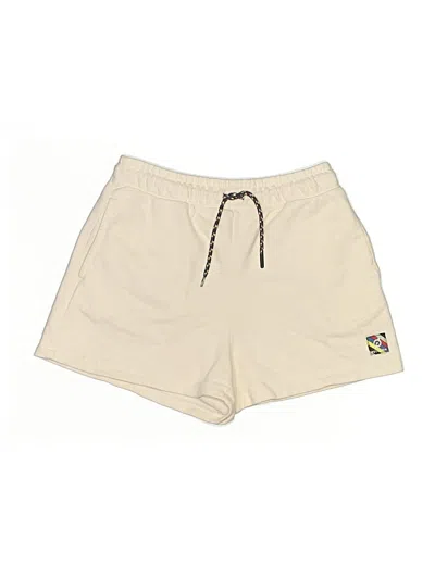 Pre-owned Peloton Athletic Shorts In Tan